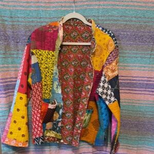 Colorful Patchwork Women's Jacket
